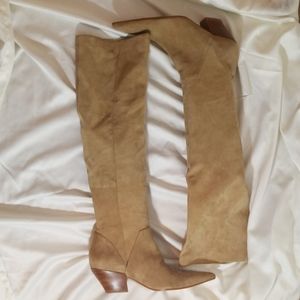 COPY - OTK tan suede Nine West Boots 9.5